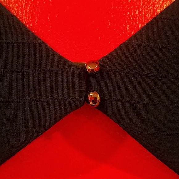 Navy Blue/ Black cocktail Dress - Picture 3 of 7